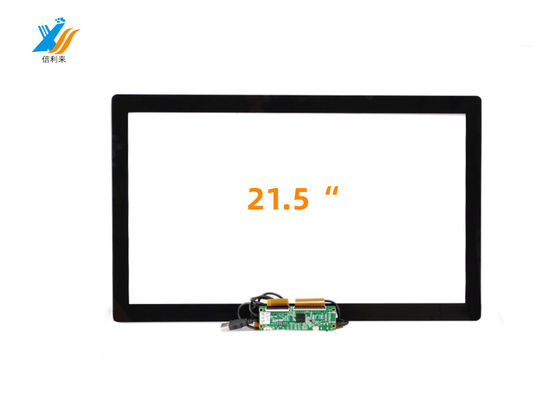 Panel sentuh kapasitif yang diproyeksikan USB 21.5 Inch Multi Touch Screen Panel