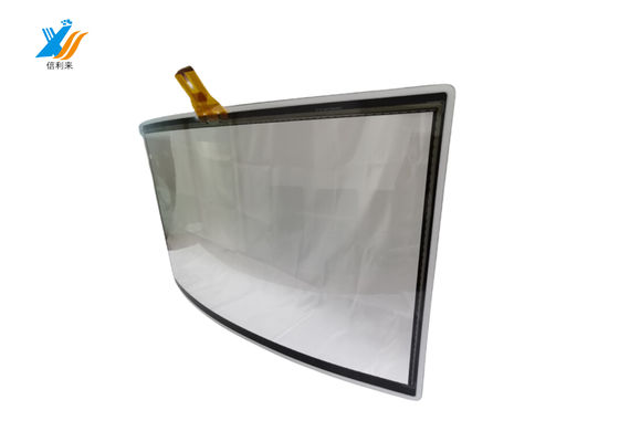 OEM Curved Touch Panel Dengan Sensitivitas Tinggi Proyeksi Capacitive Touch Panel
