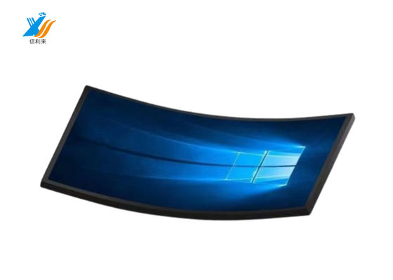 55 Inch Disesuaikan Curved Touch Panel PC Industrial Kapasitif kompatibel dengan multi perangkat