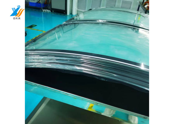 Windows Disesuaikan Curved Touch Panel Layar 55 Inch Kapasitif