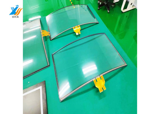 55 Inch Disesuaikan Curved Touch Panel PC Industrial Kapasitif kompatibel dengan multi perangkat