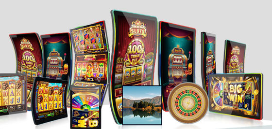 Panel sentuh GFF Kaca Tempered Bentuk C Curved Touch Screen Untuk Industri
