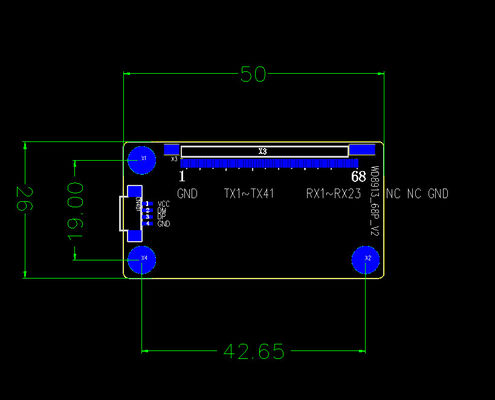 ILITEK2511 Kontroler layar sentuh dengan antarmuka IIC