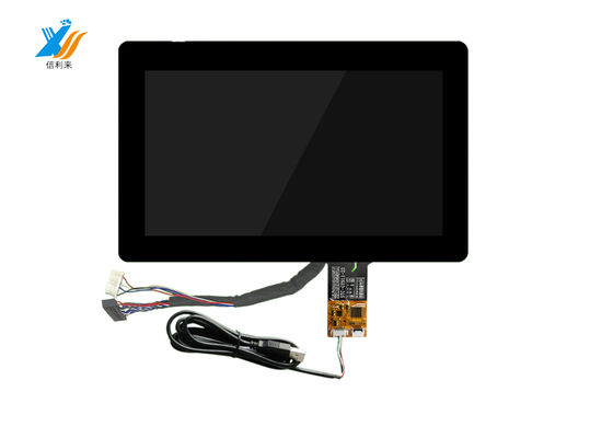 Dustproof 10.1 Inch Interaktif LCD layar sentuh Panel Waterproof Dengan Driver LED