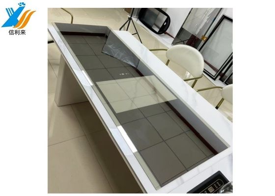 Smart Household Fitness Club tampilan komersial disesuaikan tahan air diproyeksikan kapasitif layar sentuh Smart Mirror