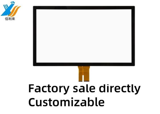 Cerah Tinggi 300 Cd/m2 Kaca Touch Panel Screen dengan Multi Touch dan Resolusi 1980x1280