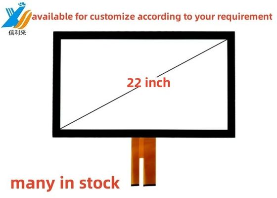 22 inci Multi touch projected capacitive (PCAP) GG GFF touch screen panel AR AG AF Anti-UV waterproof oilproof pen touch monitor lcd display touch led disesuaikan untuk industri vending Treadmill