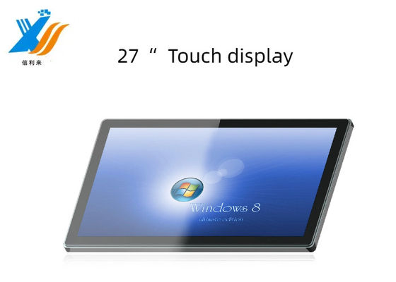 27 inci Capacitive layar sentuh dengan tipe USB Interface untuk Industrial Human Machine Interface