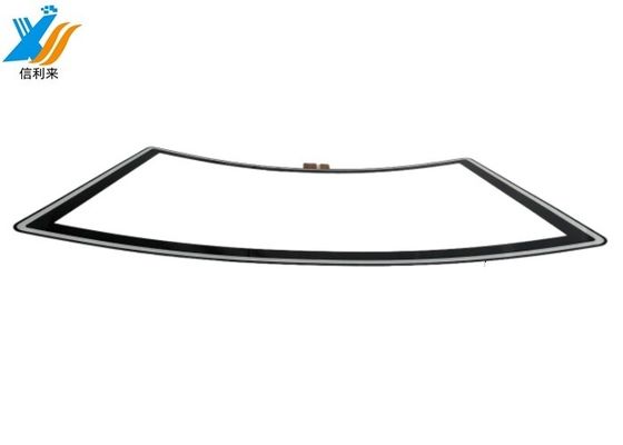32 Inch Curved Touch Panel Multi touch waterproof oilproof Anti-UV AR/AG/AF Disesuaikan untuk tampilan komersial Mesin hiburan game
