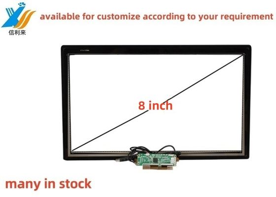8 inci Multi touch diproyeksikan USB kapasitif (PCAP) GG GFF ITO panel layar sentuh Tft LCD Display LED Monitor disesuaikan AR AG AF Anti-UV waterproof oilproof sarung tangan pena sentuh tablet pc pendidikan game