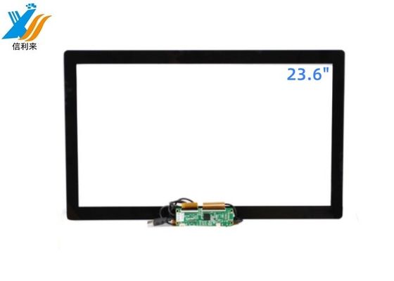 OEM USB Capacitive Touch Panel Industrial Untuk 23,8 "Capacitive Touch Glass