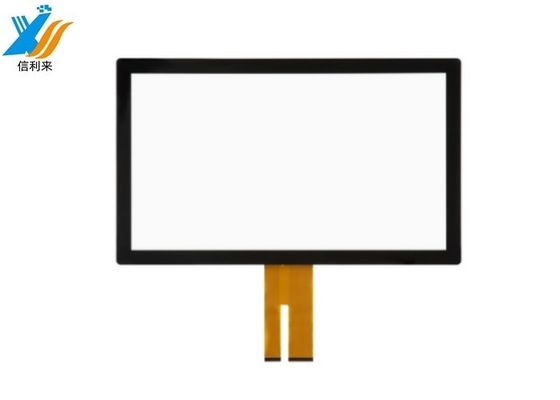 2.7mm Ketebalan Panel Kapasitif Layar Sentuh ITO Kaca Hitam