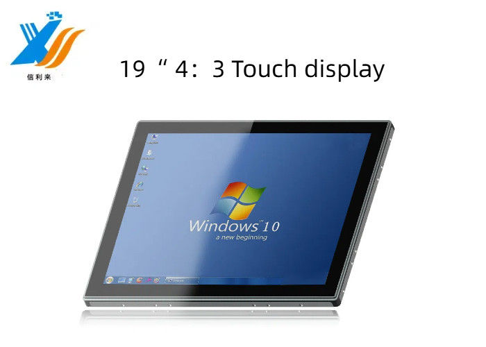 Sesuaikan 19 "Multi touch proyeksi kapasitif (PCAP) layar sentuh waterproof anti-minyak anti-UV AR AG AF pena sentuh LCD Display led Monitor VGA HDMI untuk pendidikan medis komersial industri