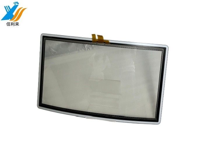 32 Inch Curved Touch Screen Panel Multi touch PCAP touch screen waterproof oilproof Anti-UV disesuaikan industri komersial jukebox medis