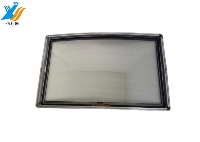 Panel layar sentuh berkapasitas melengkung 32 " waterproof oilproof Anti-UV AR / AF / AG
