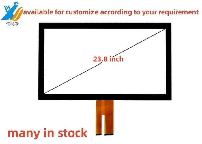 23.8 Inch Multi touch USB proyeksi kapasitif (PCAP) GG GFF panel layar sentuh AR AG AF waterproof oilproof pen touch lcd display led monitor disesuaikan untuk industri pendidikan medis vending