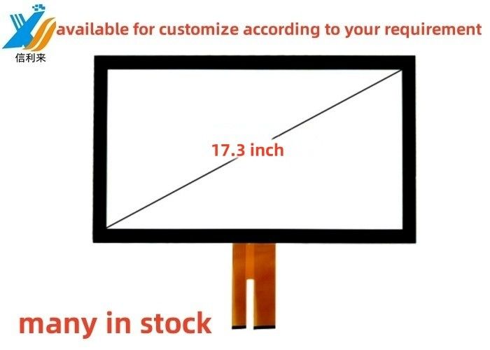 17.3" Multi touch projected capacitive (PCAP) GG touch screen panel AR AG waterproof oilproof pen touch glove touch Tft LCD Display LED Monitor disesuaikan untuk tablet industri pc Treadmill pendidikan