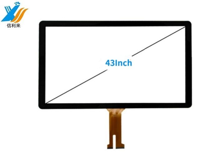 Disesuaikan 43 Inch PCAP Touch Panel ITO Kaca Multi Touch Proyek Kapasitif layar sentuh Monitor Untuk Pendidikan Konferensi Medis Game Interaktif Video Laptop Smart Home