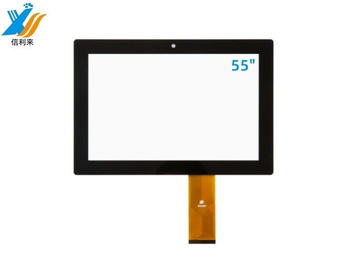 55 inci 10 titik sentuh kapasitif (PCAP) GG Panel layar sentuh Sesuaikan tahan air tahan minyak Anti-UV AR AG AF Anti-UV pena sentuh LCD Tampilan monitor tablet pc