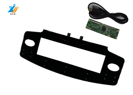 Harga bagus Black Capacitive Multi Touch Screen OEM Dengan Transparansi Tinggi 90% On line