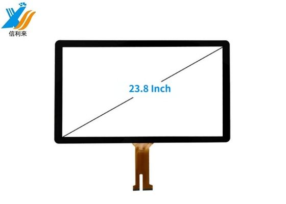 Harga bagus Disesuaikan 43 Inch Hitam Infrared Touchscreen Monitor Dengan Jangkauan Suhu Luas on line
